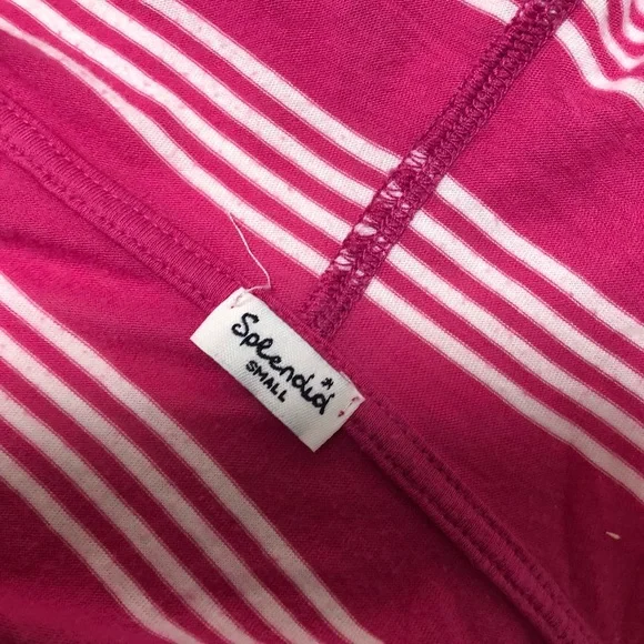 3/$9 Splendid USA made short sleeve Pima hoodie - Picture 2 of 4